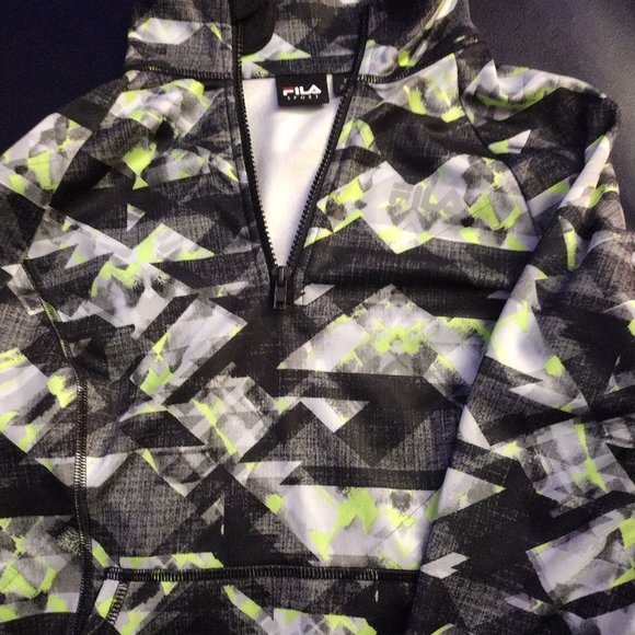 Fila 1/4 Zip Pullover Workout Running Top Size XS - Picture 2 of 4